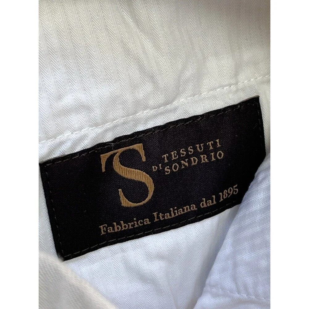Suitsupply Brentwood Men’s Linen Trousers Classic Pants Size 50